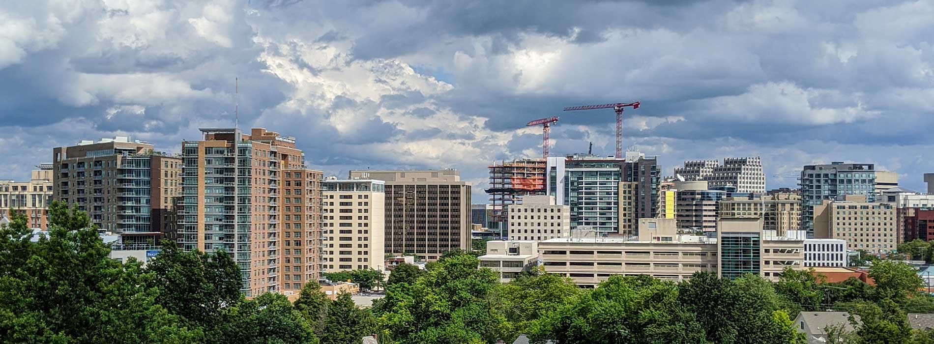 Bethesda skyline overview